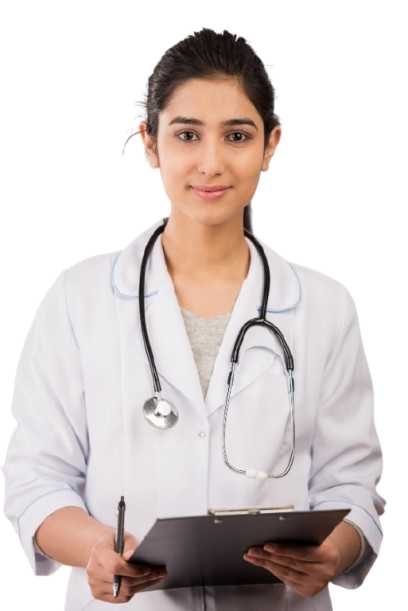 Shecare360 nurse with health records.