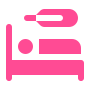 A icon of sick patient.